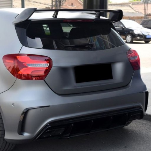 AERO FLAPS LOOK AMG MERCEDES W176 BLACK ZADNJI
