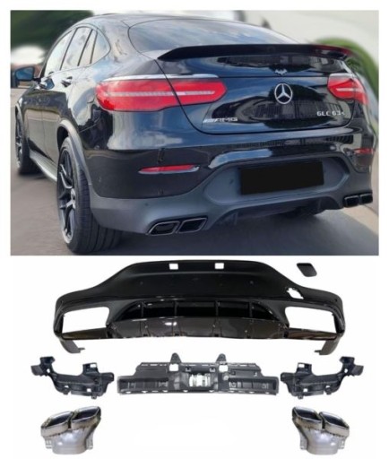 DIFUZOR NASTAVCI MERCEDES C253 GLC COUPE CHROME