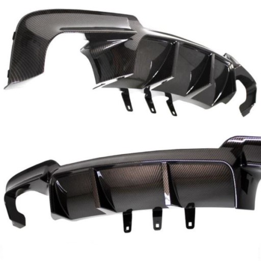 DIFUZOR BMW F10 F11 10-17 LOOK M5 KARBON GOLD