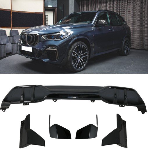 AERO BODY KIT BMW X5 G05 18- M DESIGN PIANO BLACK