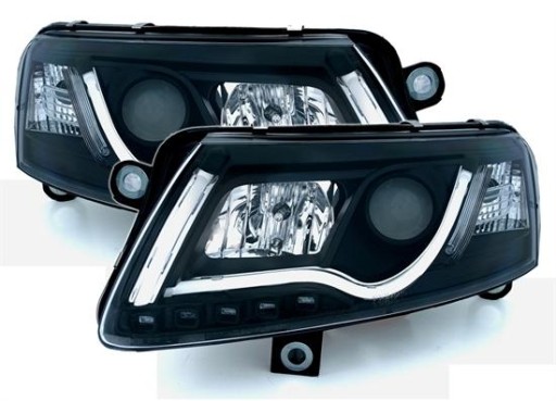 LAMPE FAROVI  PREDNJI AUDI A6 04-08 BLACK TFL LIGHT BAR