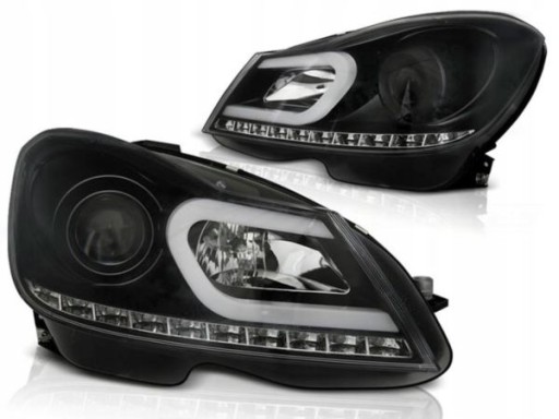 LAMPE FAROVI MERCEDES W204 11-14 BLACK TUBE LIGHT