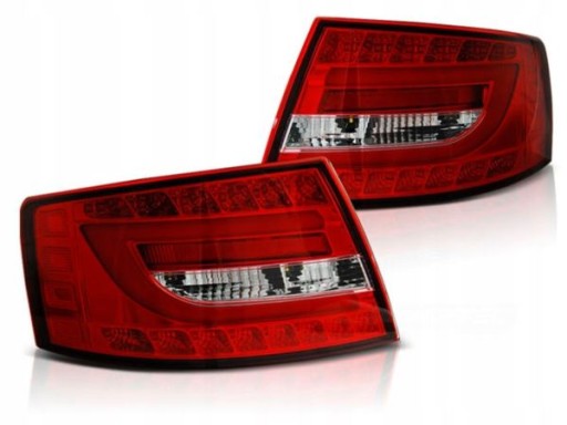 LAMPE FAROVI LED AUDI A6 C6 4F LIMUZINA / RED WHITE 7PIN