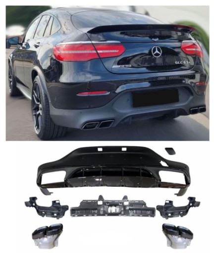 DIFUZOR NASTAVCI MERCEDES C253 GLC COUPE BLACK