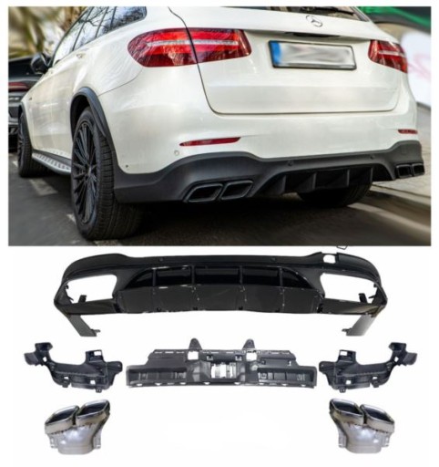 DIFUZOR NASTAVCI MERCEDES X253 GLC KROM LOOK AMG