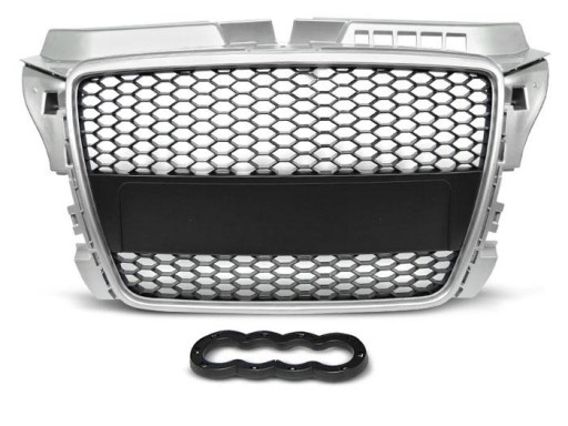 MASKA AUDI A3 (8P) RS-TYPE 4/08-7/12 SILVER