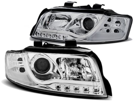 LAMPE FAROVI  PREDNJI AUDI A4 00-04 KROM TFL LIGHT BAR