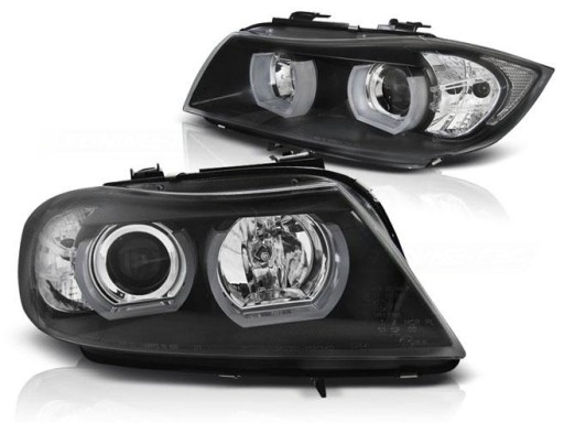 LAMPE FAROVI BMW E90/E91 03.05-08.08 (MODEL SA 3 VRATA) U-TYPE BLACK