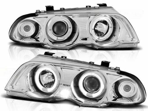 LAMPE FAROVI BMW E46 05.98-08.01 ANGEL EYES CHROME