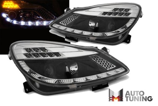 LAMPE FAROVI OPEL CORSA D 04.06-14 DAYLIGHT BLACK