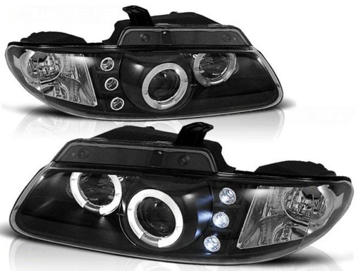 LAMPE FAROVI CHRYSLER VOYAGER 96-00 S LEČOM BLACK