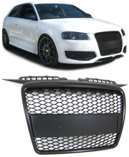 MASKA AUDI A3 RS-TYPE 06.05-03.08 MATT BLACK