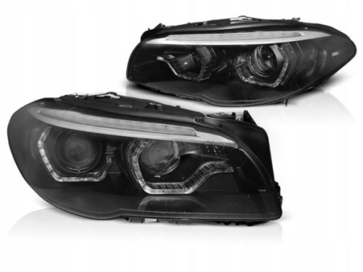 REFLEKTRY XENON (MODEL SA 3 VRATA) LED BLACK ZA BMW F10/F11 10-13