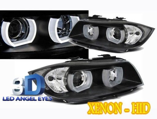 LAMPE FAROVI BMW E90/E91 03.05-08.08 (MODEL SA 3 VRATA) U-TYPE BLACK HID