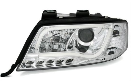LAMPE FAROVI  PREDNJI AUDI A6 01-04 TFL TUBE LIGHT CHROME