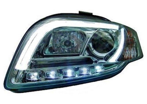 LAMPE FAROVI  PREDNJI AUDI A4 04-08 KROM TFL LIGHT BAR
