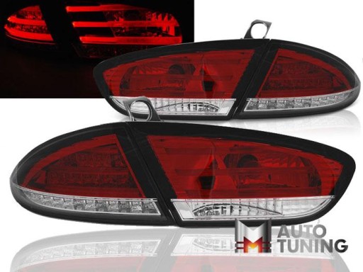 LAMPE FAROVI SEAT LEON 03.09-13 RED WHITE LED