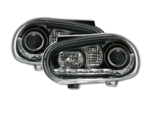 LAMPE FAROVI  PREDNJI DAYLINE VW GOLF 4 98-04 BLACK