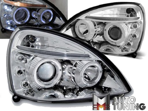 LAMPE FAROVI RENAULT CLIO II 06.01-09.05 ANGEL EYES KROM