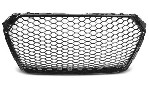 MASKA AUDI A4 B9 15- GLOSSY BLACK RS-STYLE