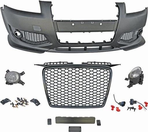 BRANIK PREDNJI AUDI A3 05-08 BLACK MASKA