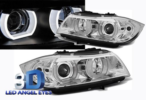 LAMPE FAROVI BMW E90/E91 03.05-08.08 (MODEL SA 3 VRATA) U-TYPE CHROME