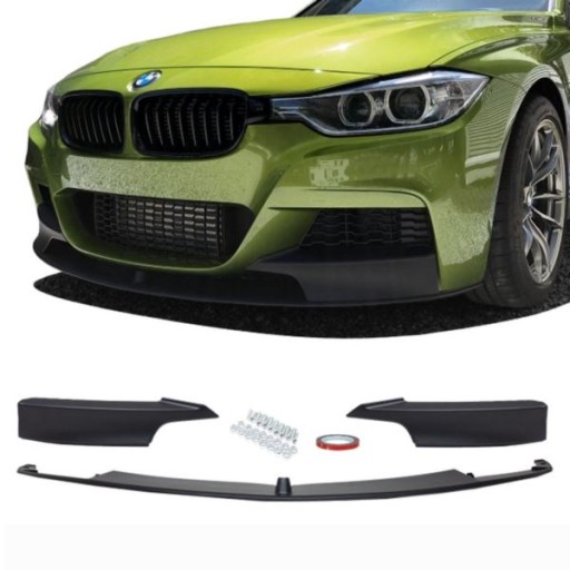 SPOJLER BMW F30 F31 11- MATT BLACK SPLITER