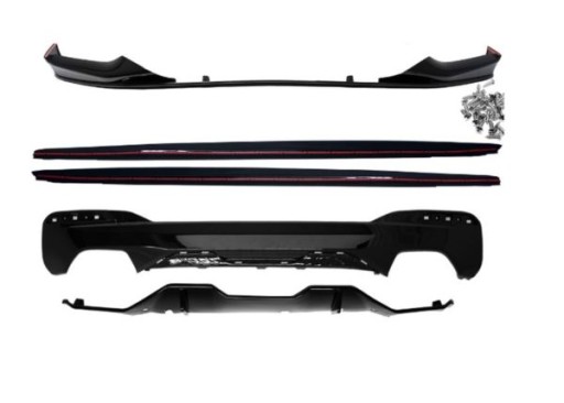 BODY KIT BMW G30 G31 M-PERFORMANCE GLOSY BLACK