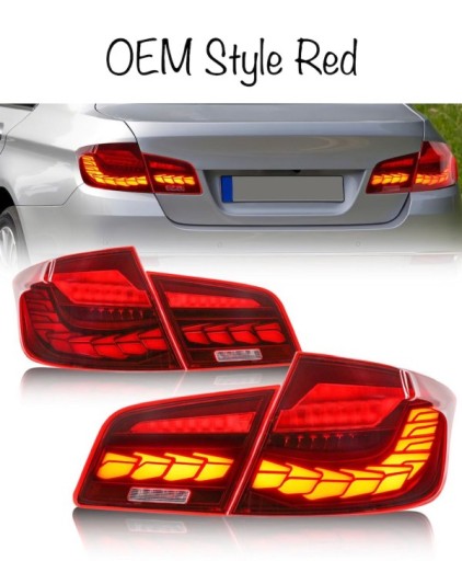 LAMPE FAROVI OLED BMW F10 2010- FULL LED RED SEQ STYLE