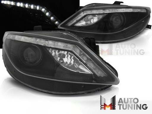 LAMPE FAROVI SEAT IBIZA 6J 06.08-12 DAYLIGHT BLACK