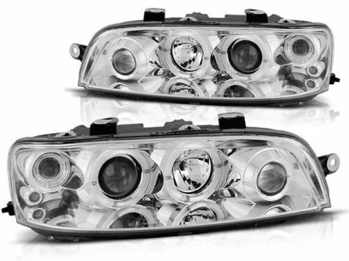 LAMPE FAROVI FIAT PUNTO 2 10.99-06.03 ANGEL EYES CHROME