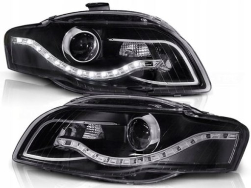LAMPE FAROVI  PREDNJI AUDI A4 B7 05-08 BLACK EE