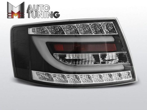 LAMPE FAROVI AUDI A6 C6 LIMUZINA / 04.04-08 BLACK LED 7PIN