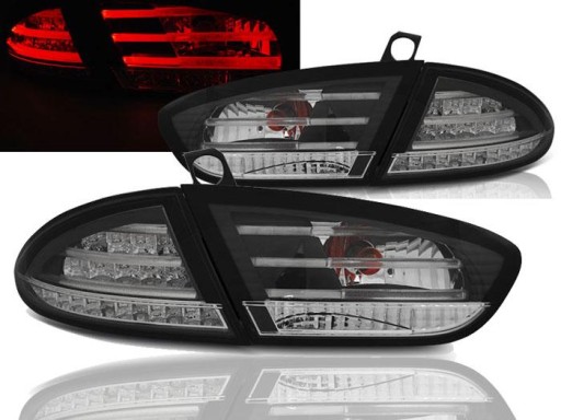 LAMPE FAROVI SEAT LEON 03.09-13 BLACK LED