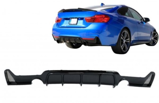 DIFUZOR BMW F32 F33 PERFORMANCE GLOSSY -O---O-
