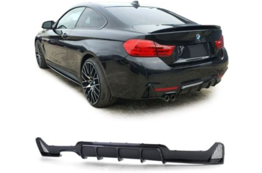 DIFUZOR BMW F32 F33 PERFORMANCE KARBON LOOK -OO---
