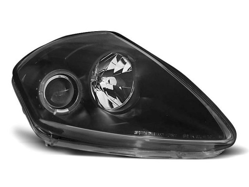 LAMPE FAROVI  PREDNJI MITSUBISHI ECLIPSE D50 00-05 BLACK