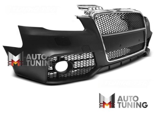 BRANIK AUDI A4 04-08 RS STYLE CHROME BLACK