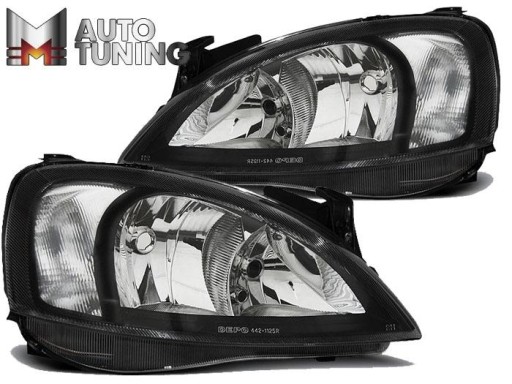LAMPE FAROVI P. OPEL CORSA C 11/00-09/06 BLACK