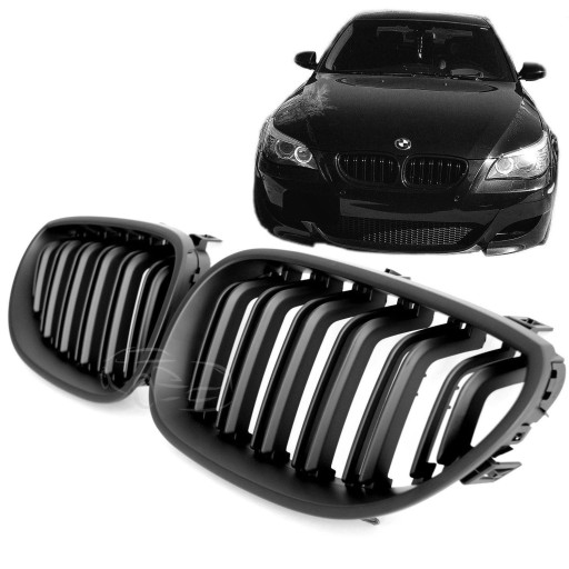 MASKA ( MREŽICE BMW E60 E61 03-10 LOOK M5 BLACK MAT