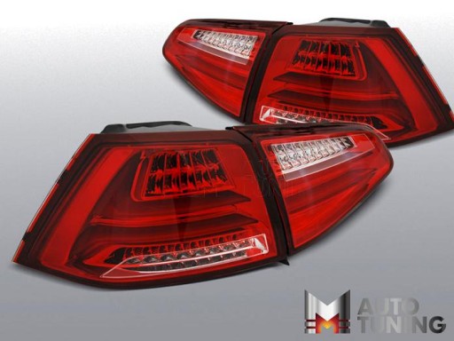 LAMPE FAROVI VW GOLF 7 13- RED WHITE LED BAR