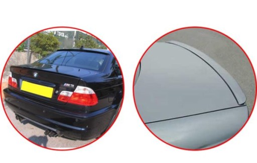 SPOJLER NA GEPEKA BMW E46 99-02 COUPE GLOSSY BLACK