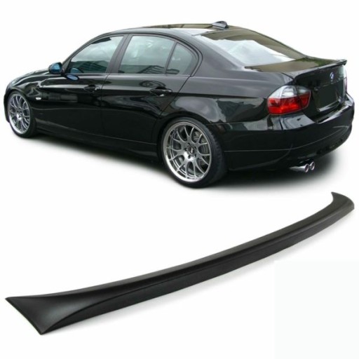 SPOJLER NA GEPEKA BMW E90 05- ABS MATT BLACK TRUNK