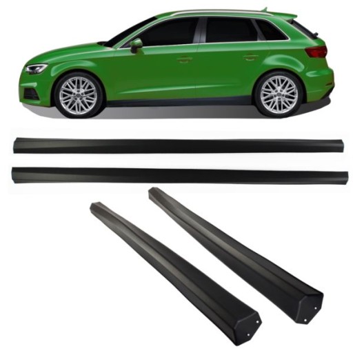 SPOILERY PRAGA AUDI A3 8V SPORTBACK 16-20