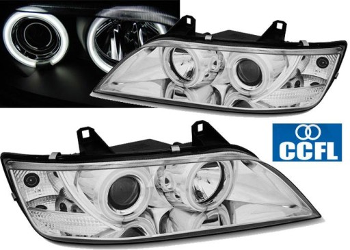 LAMPE FAROVI BMW Z3 01.96-02 ANGEL EYES CCFL CHROME
