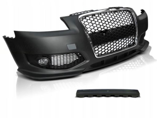 BRANIK PREDNJI SPORT KROM BLACK ZA AUDI A3 05-08