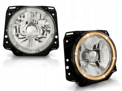 LAMPA FAR VW GOLF II 2 83-91 FAROVI CHROME UNUTARNJE