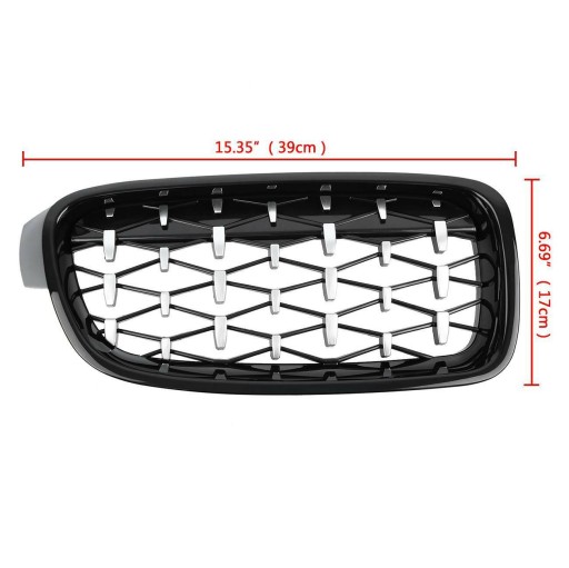 MASKA (NERKI) BMW F30/F31 DIAMEND LOOK BLACK KROM MASKA (NERKI) BMW F30/F31 DIAMEND LOOK BLACK KROM