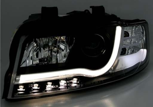 LAMPE FAROVI AUDI A4 B6 00-04 BLACK TUBE LIGHT BAR SONAR