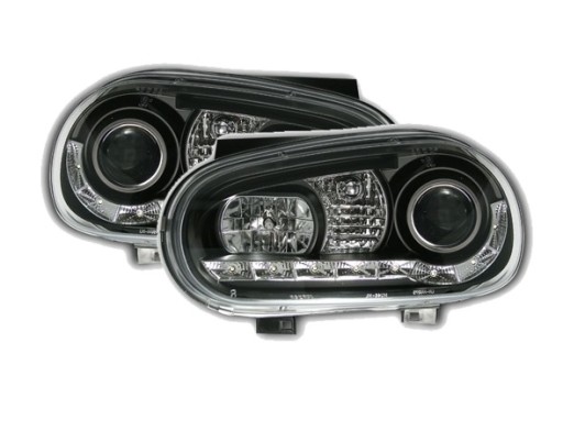 LAMPE FAROVI DAYLINE VW GOLF 4 98-04 BLACK